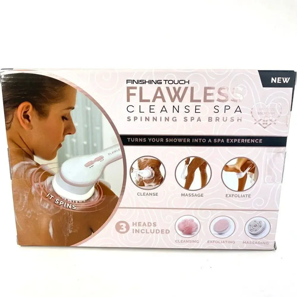 Finishing Touch FLAWLESS™ Cleanse Spa Spinning Brush Wand Battery Powered 3 (AA)